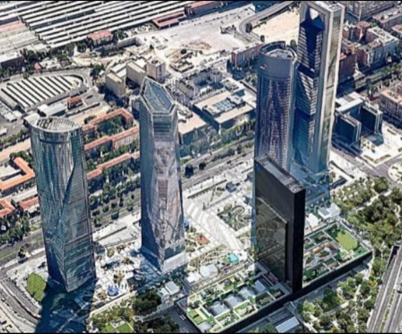 Отель De Frente A 4 Torres, Habitacion Con Bano Мадрид Экстерьер фото